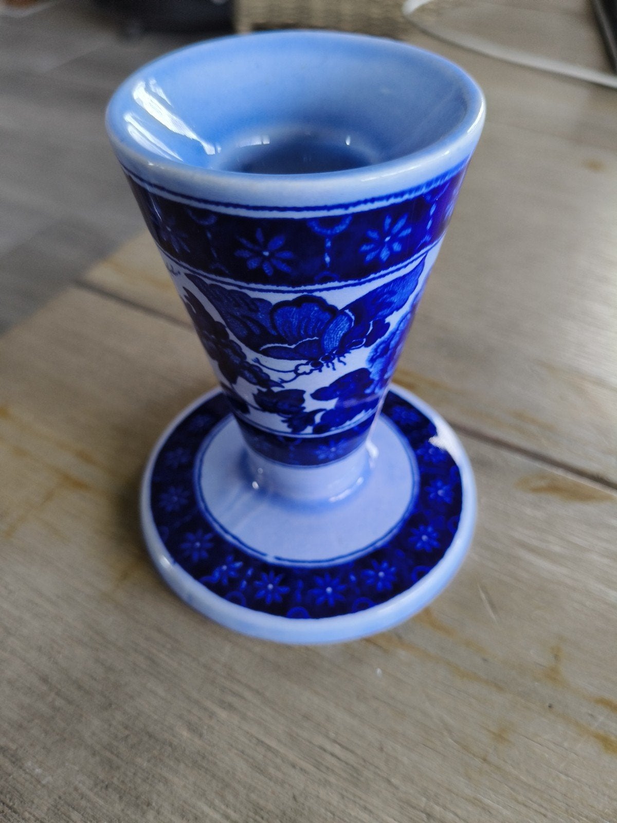 Vintage Royal Crown Derby Arita stijl kandelaar, Ophalen of Verzenden