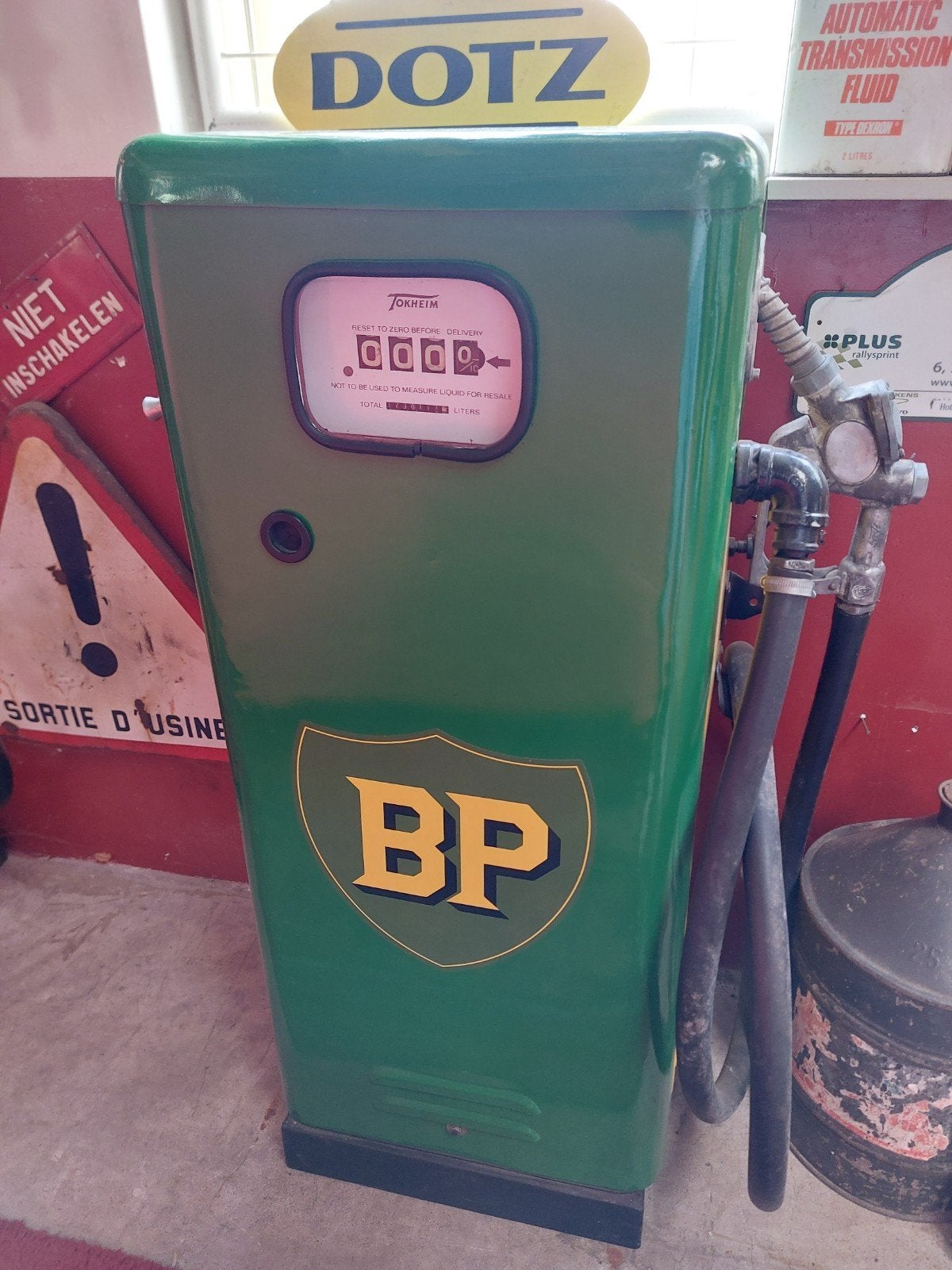 tokheim bezinepomp, Ophalen, Gebruikt