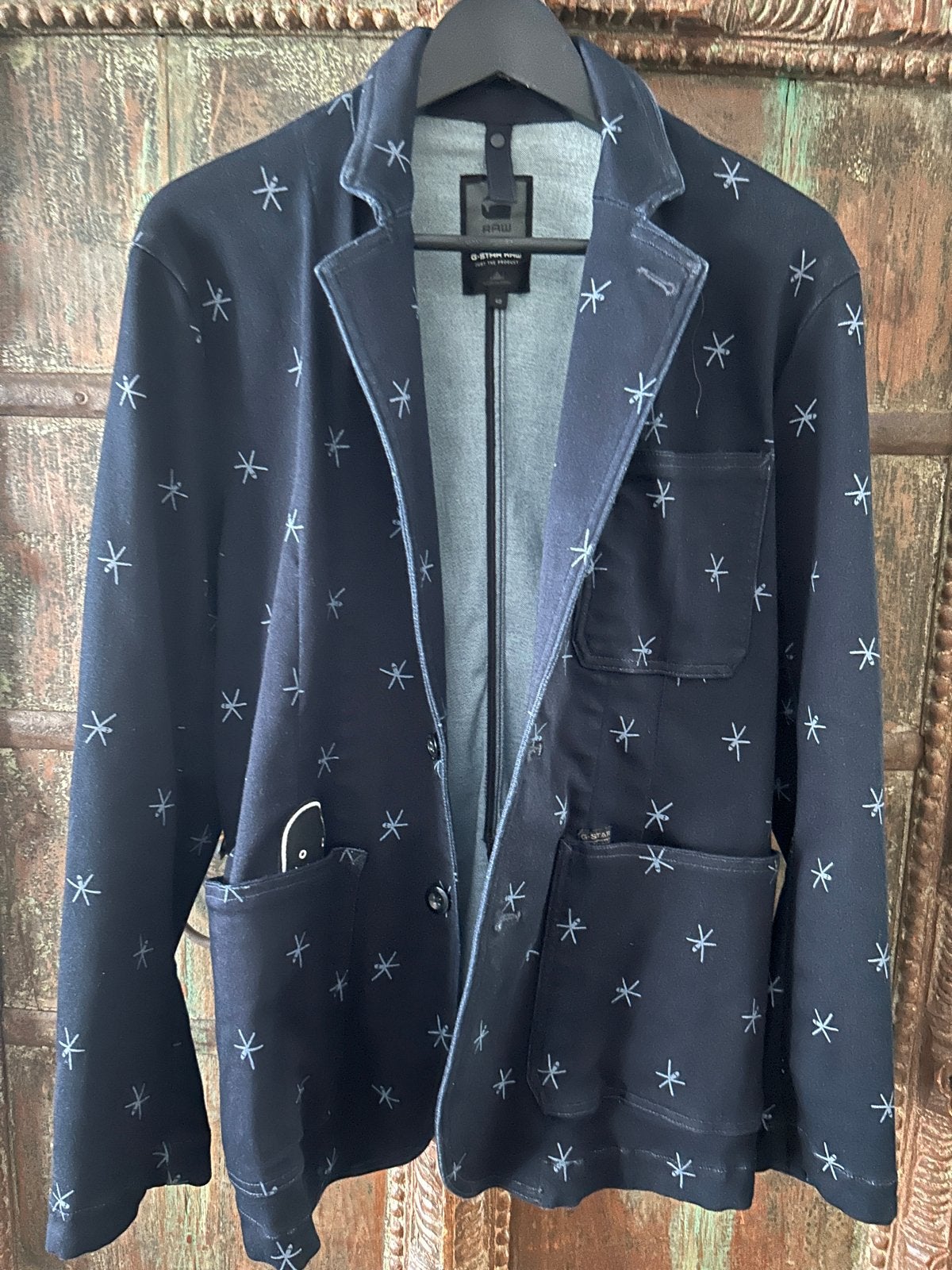 G-Star RAW For The Oceans Blazer Maat 48, Ophalen of Verzenden, Zo goed als nieuw, Maat 48/50 (M), Blauw