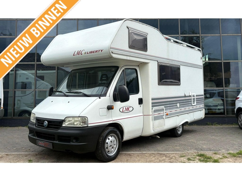 LMC Liberty 2.8JTD 130PK Luifel,Fietsendrager,Boiler, Ringverwarming, Fiat, Treinzit, Bedrijf