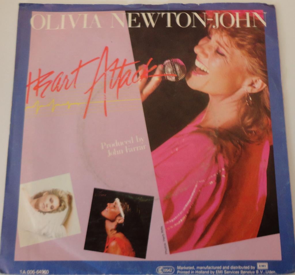 Olivia Newton John > Heart attack, Gebruikt, 7 inch, Single, Ophalen of Verzenden