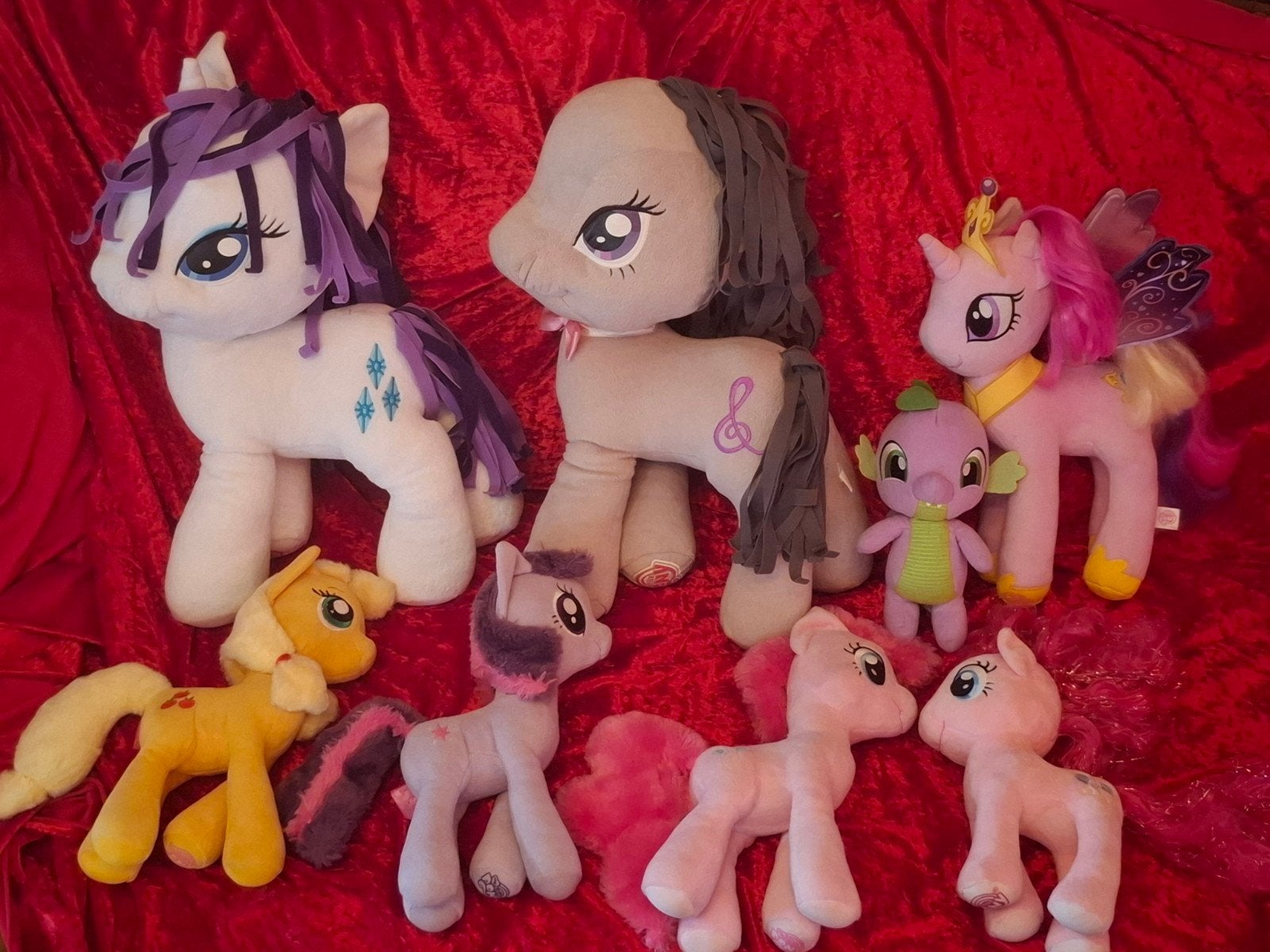8 MLP Knuffels oa 2x XL Rarity & Octavia Melody + Cadance, Ophalen of Verzenden, Zo goed als nieuw