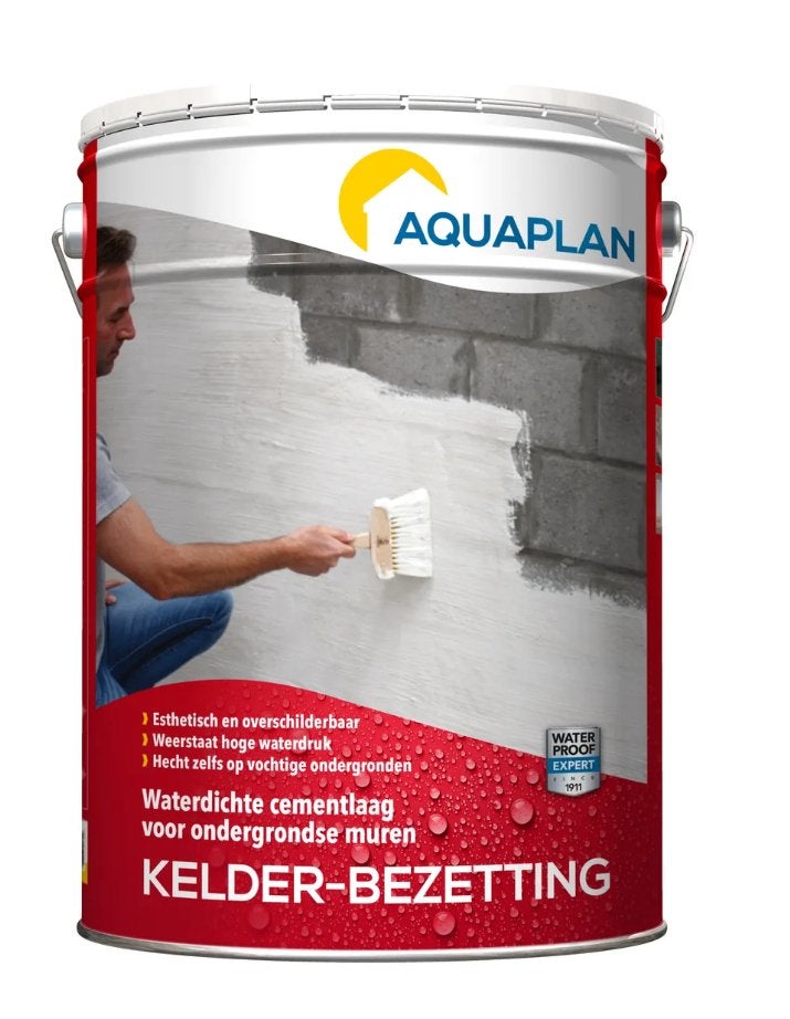 aquaplan kelder bezetting 20kg, Overige materialen, Nieuw, 15 m² of meer, Ophalen