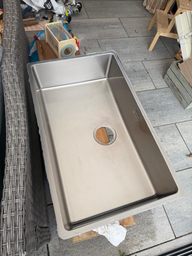 Ikea VRESJÖN RVS Spoelbak - Zo goed als nieuw, Ophalen, IKEA, Zilver, Zo goed als nieuw