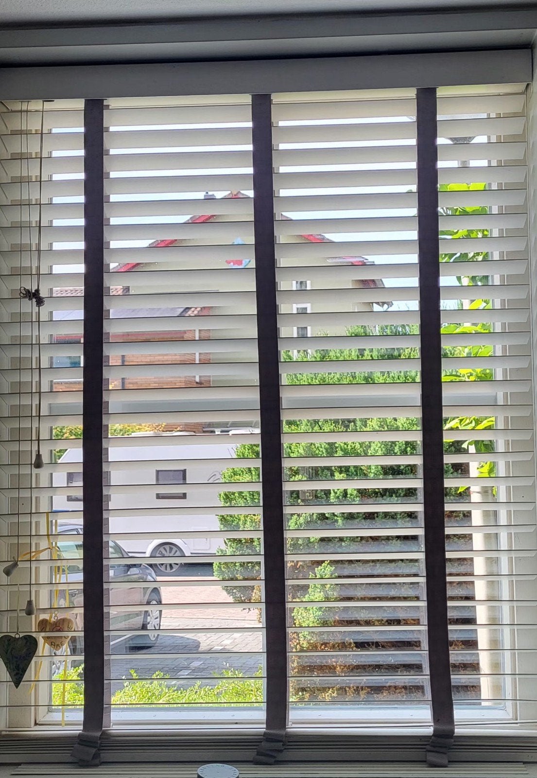 Mooie creme wit Luxaflex 98 cm x 160, Luxaflex, Ophalen of Verzenden, Wit, Hout