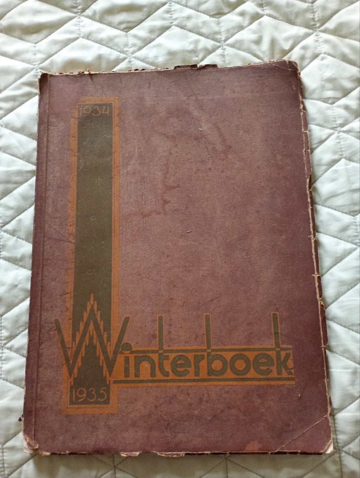 winterboek 1934 _ 1935, Antiek en Kunst, Ophalen of Verzenden
