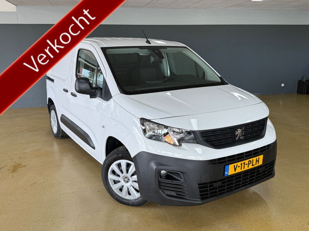 Peugeot Partner 1.2 Puretech (bj 2020), Lichtsensor, 4 cilinders, Wit, Bedrijf