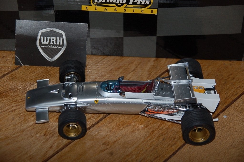 1:18 FERRARI 312 B F1 ALUMINIUM EXOTO 97068 WRH, Verzenden, Zo goed als nieuw, Auto, Overige merken