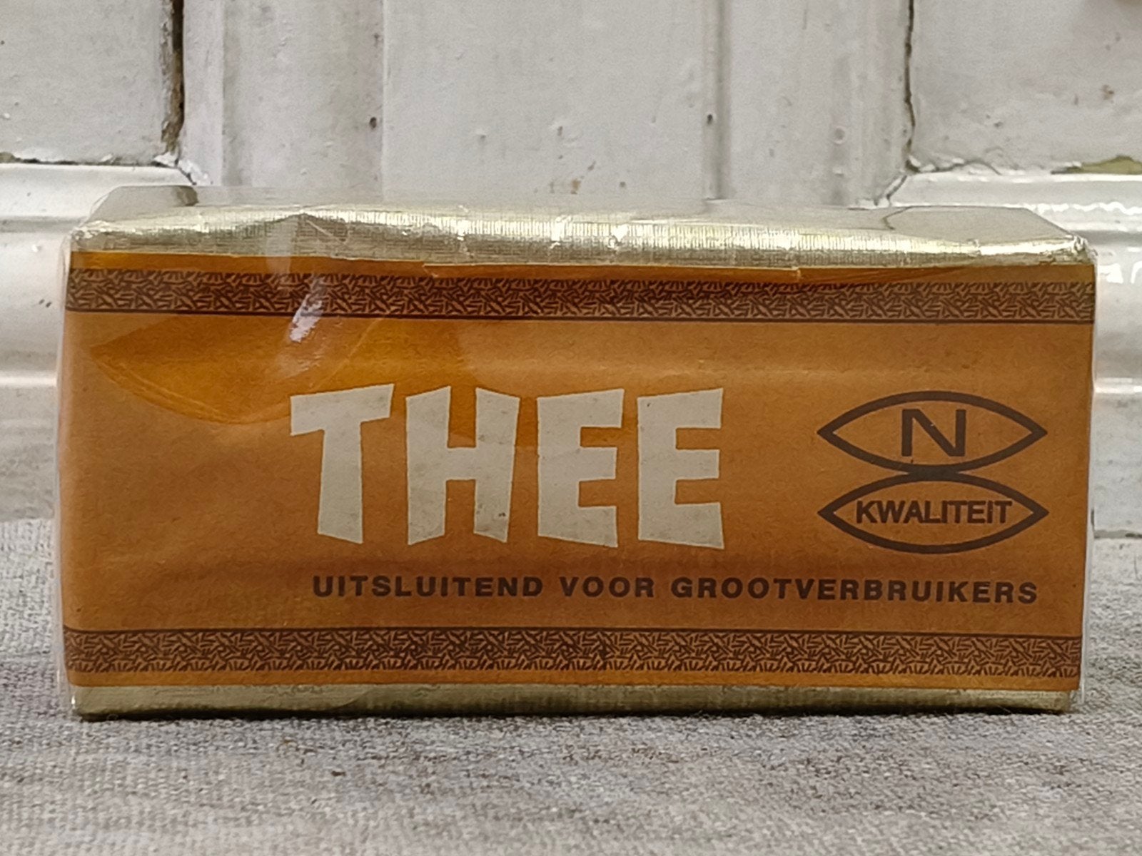 Oud vol pakje thee grootverbruikers, Theodorus Niemeijer, Ophalen of Verzenden, Gebruikt