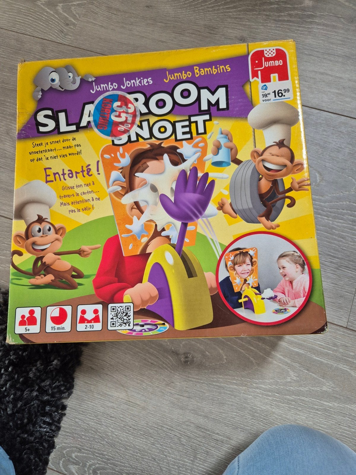 Slagroom Snoet Spel - Jumbo Jonkies, Ophalen of Verzenden, Gebruikt, Jongen of Meisje