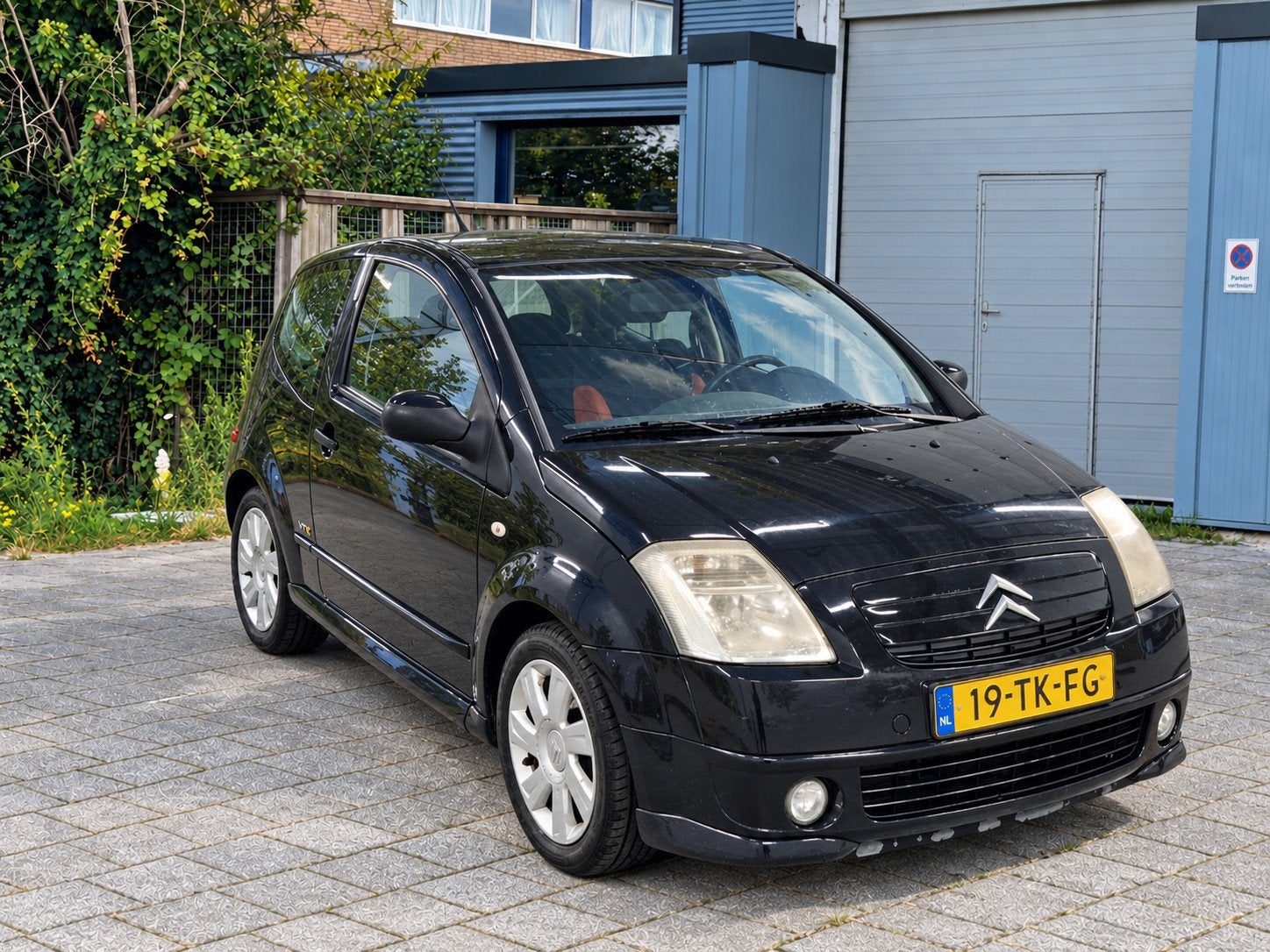 Citroen C2 1.4i VTRAutomaat,cruise Controle,achteruit sensor, Auto's, 450 kg, Zwart, Origineel Nederlands, Bedrijf