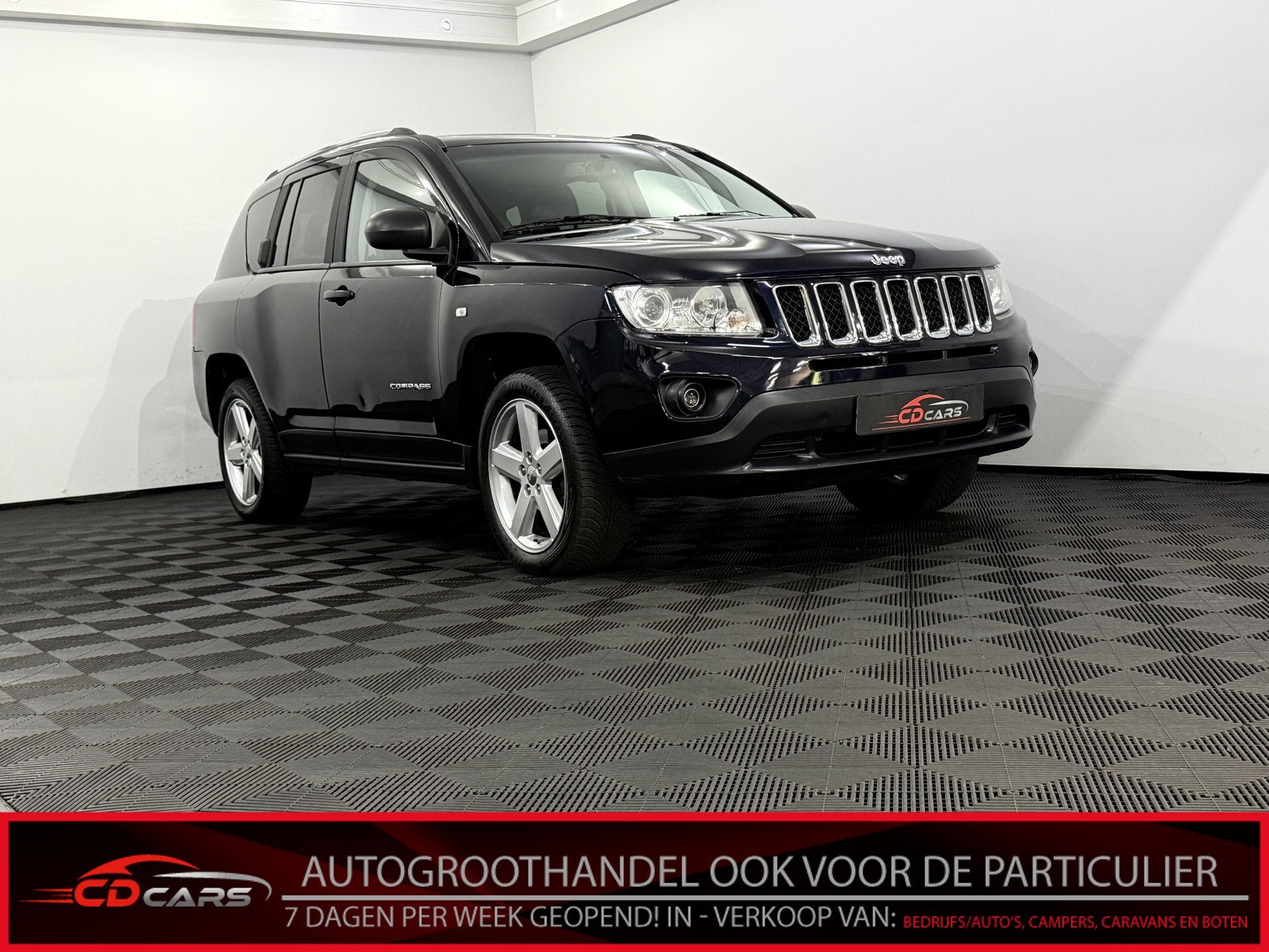 Jeep Compass 2.4 Limited 4WD Leder, Cruise control, Airco, S, Auto's, Automaat, Euro 5, 450 kg, Gebruikt