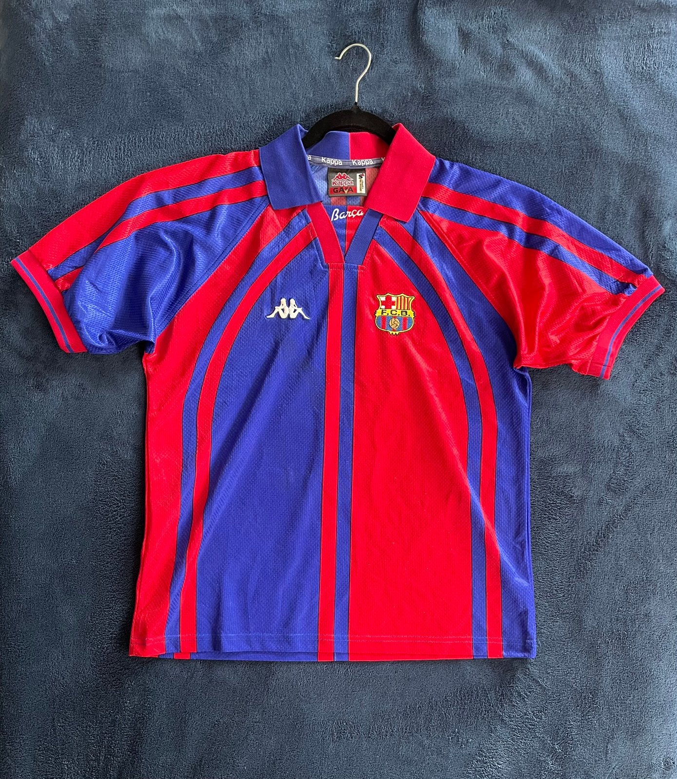 Jersey Barcelona 1997/98 European, Ophalen of Verzenden, Gebruikt, Shirt