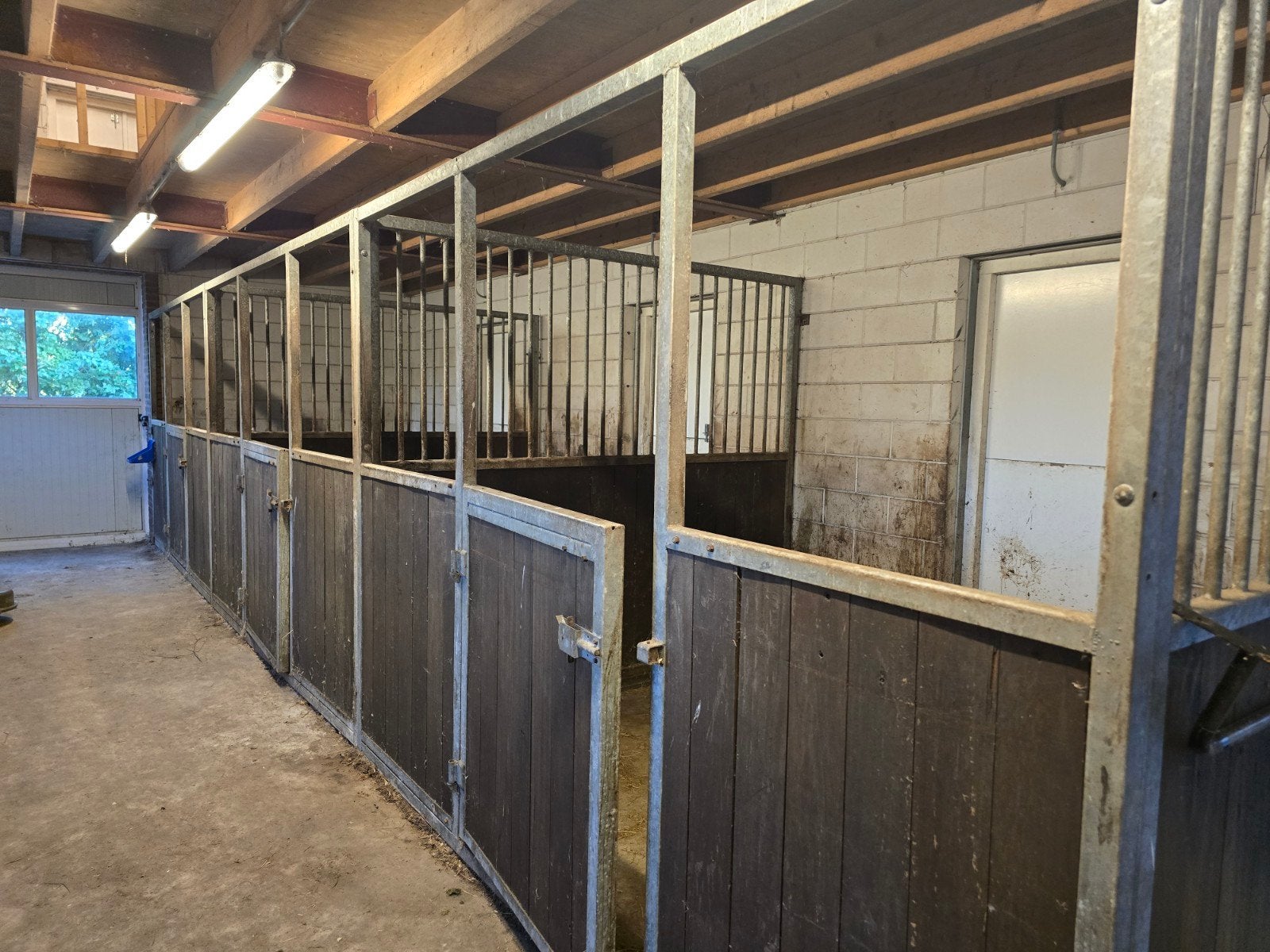 3 paardenboxen (3 bij 2,50 meter), Ophalen, Gebruikt