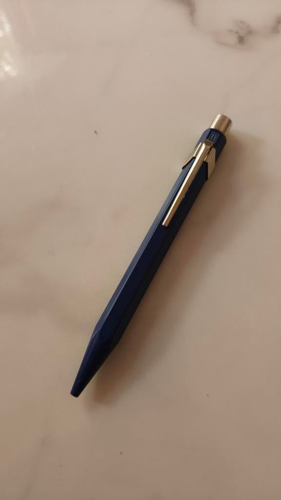 Caran d’Ache 849 rollerball Blue, Ophalen