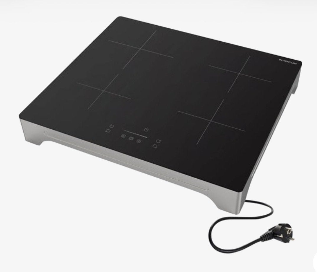 Inventum Vrijstaande Inductiekookplaat - 4 Kookzones, Witgoed en Apparatuur, Kookplaten, Zo goed als nieuw, Inductie, Vrijstaand