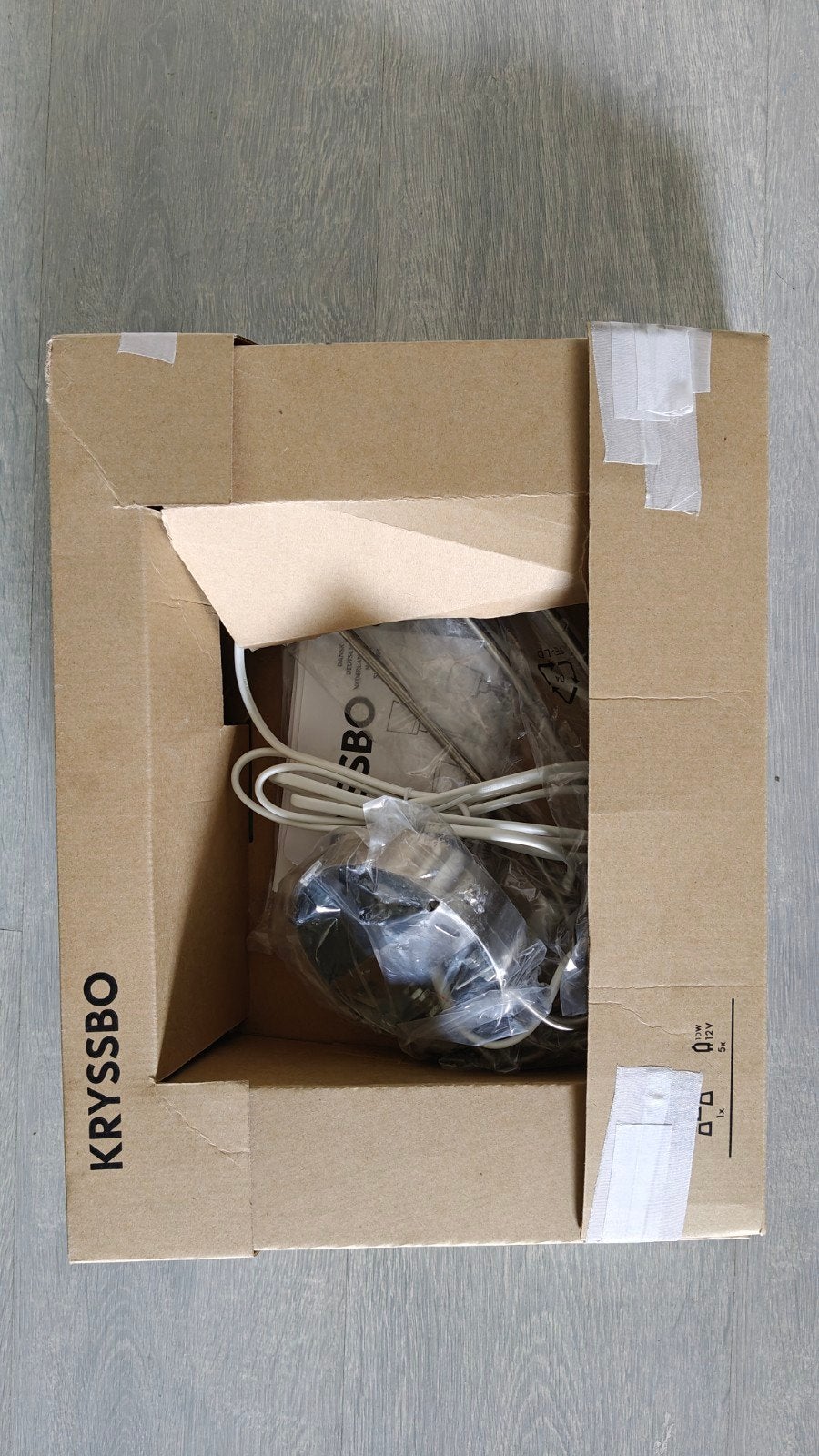 IKEA KRYSSBO wandlamp / muurlamp - Nieuw in doos, Wit, Nieuw, Overige fittingen, IKEA