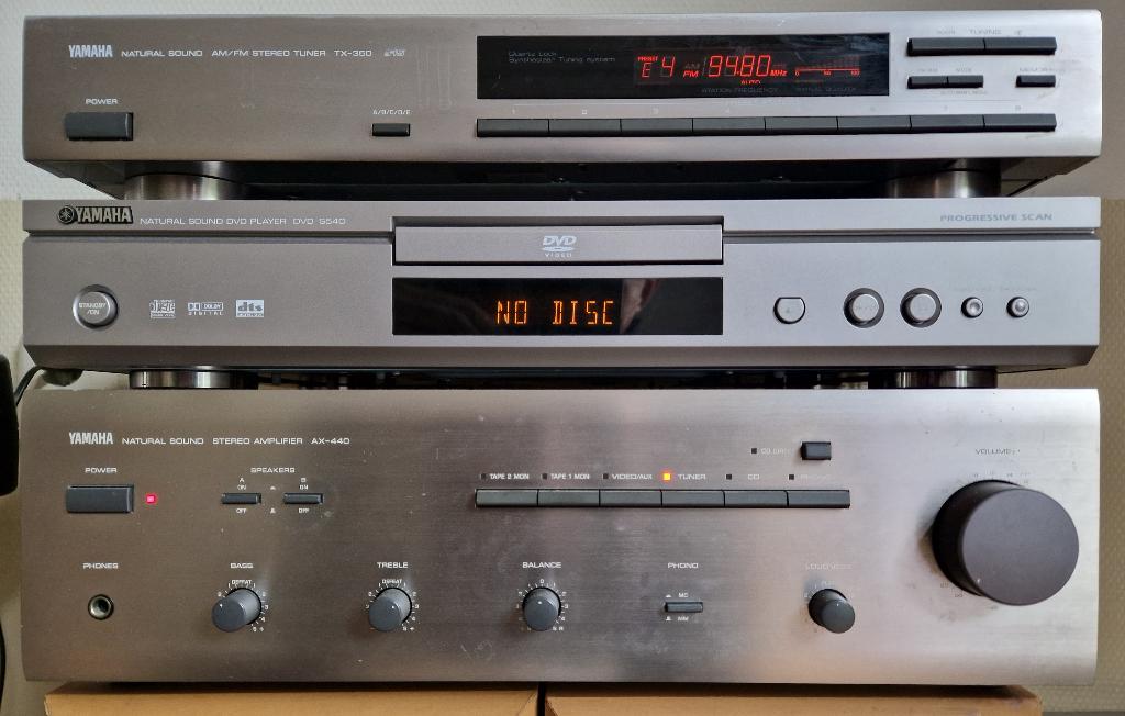 Yamaha set, Refurbished, Losse componenten, Tuner of Radio, Ophalen