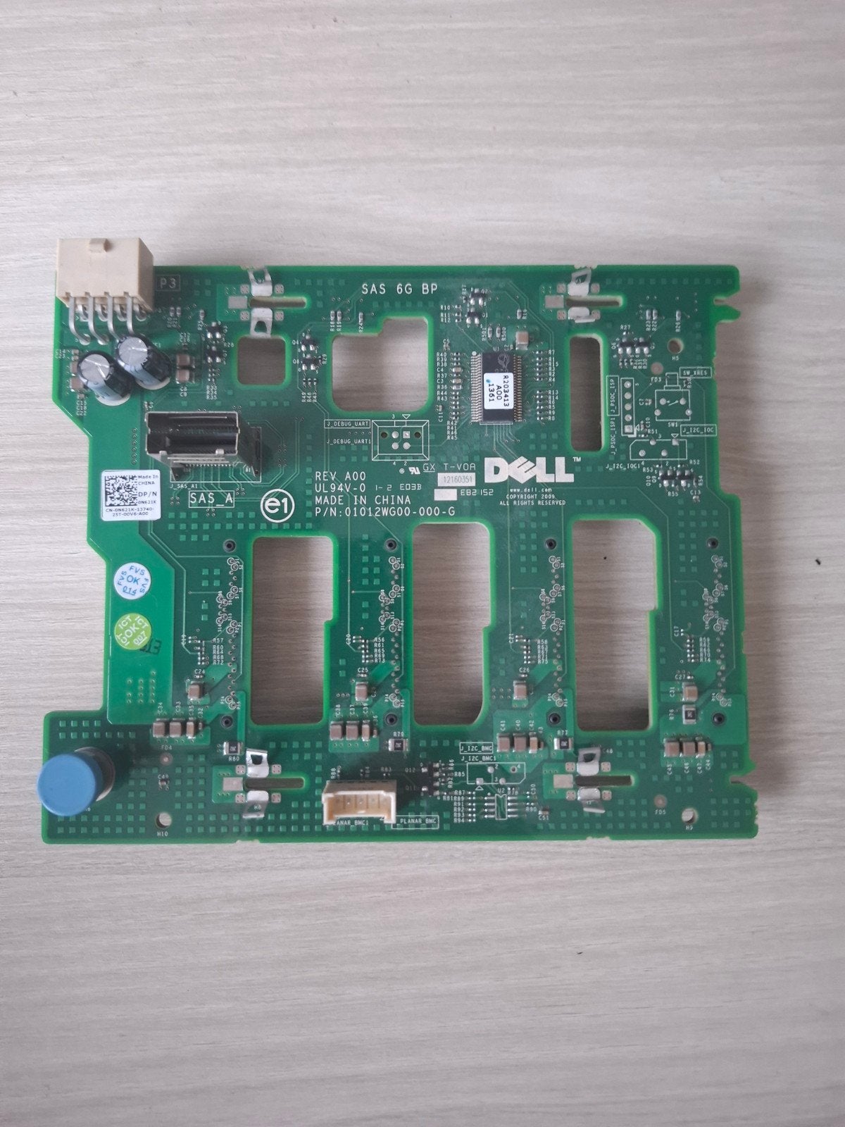 Dell SAS 6G BP Backplane voor servers, Computers en Software, Moederborden, Ophalen, Gebruikt, Overige soorten, Server Backplane