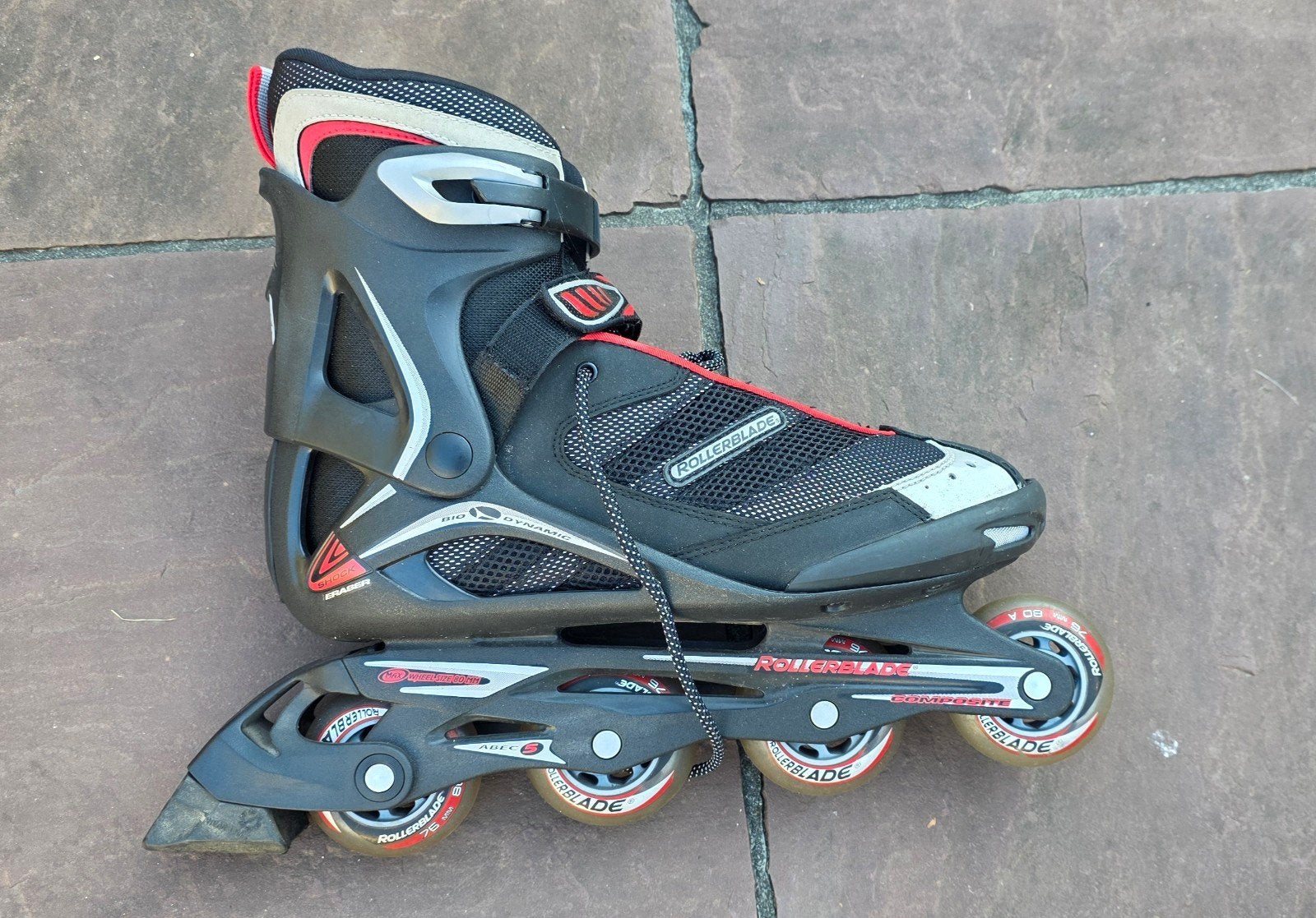 Rollerblade Geo Blade 1.3 Inline Skates met Bescherming, Ophalen, Gebruikt, Heren, Inline skates 4 wielen