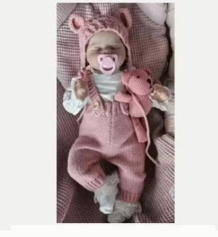 Realistische baby pop levensecht Valentina (50cm), Verzamelen, Ophalen of Verzenden, Nieuw, Pop