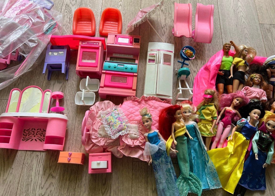 Barbiepakket, opruiming barbies verzameling, Ophalen, Zo goed als nieuw