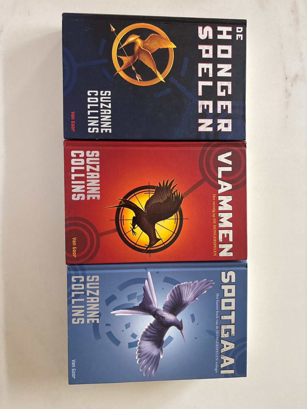 De Hongerspelen Trilogie - Suzanne Collins (3 boeken), Boeken, Ophalen, Zo goed als nieuw, Nederland