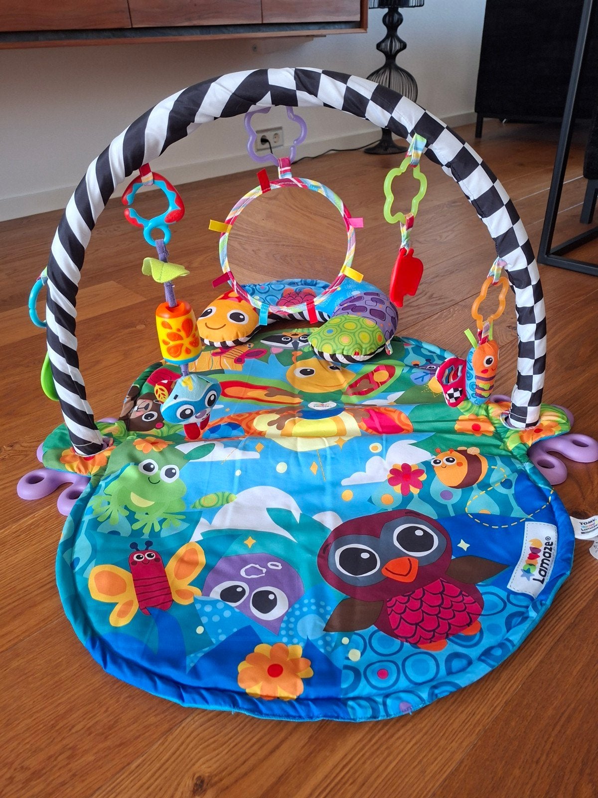 Lamaze Speelkleed met Babygym - Zo goed als nieuw, Ophalen of Verzenden, Zo goed als nieuw, Speelkleed, Met geluid