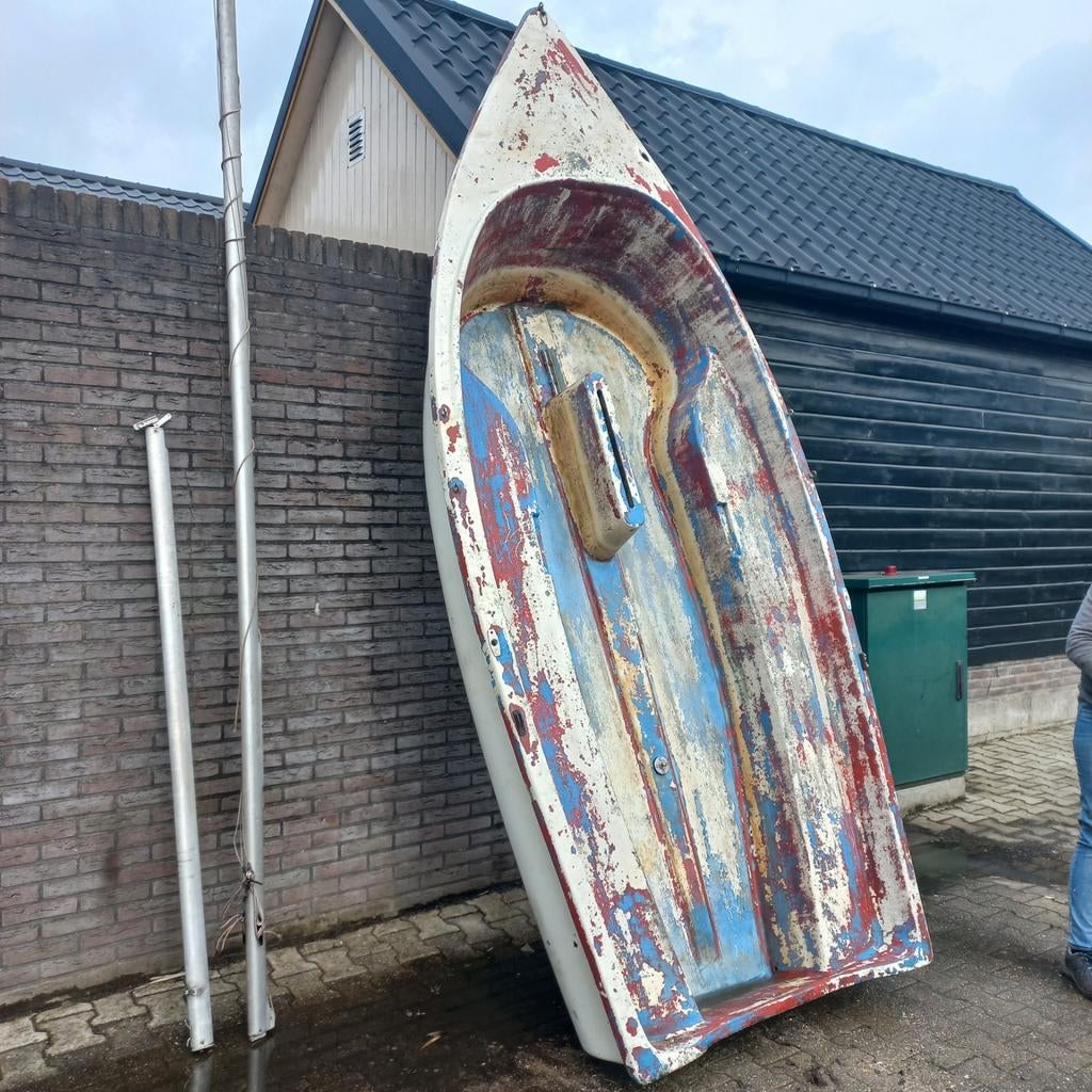 Zeilboot opknapper met zwaard, roer en mast, Ophalen of Verzenden, Gebruikt, Overige typen