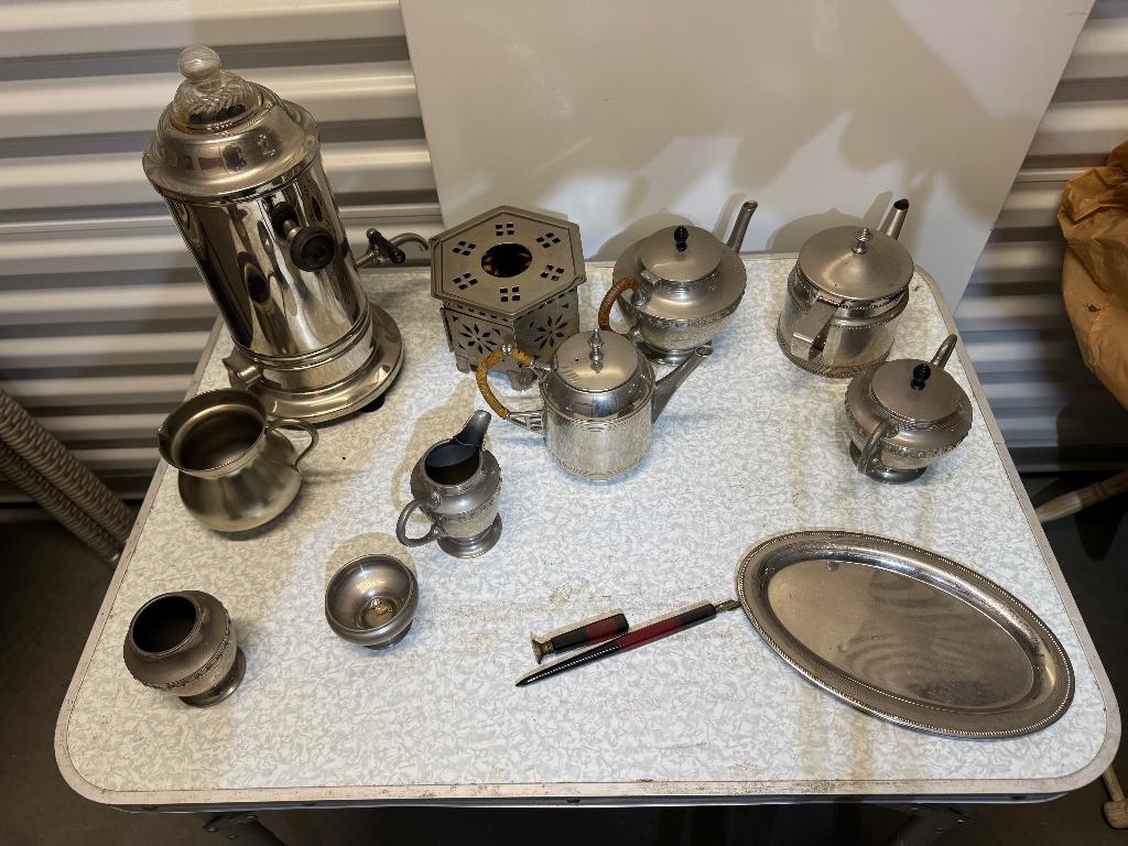 Antiek tin, Ophalen