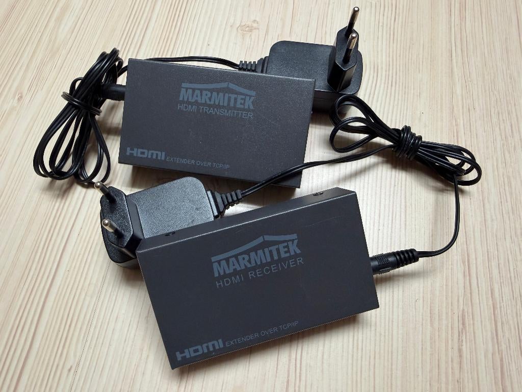 Marmitek MegaView 80 (HDMI extender over UTP), Ophalen of Verzenden, Gebruikt, 10 meter of meer, HDMI-kabel