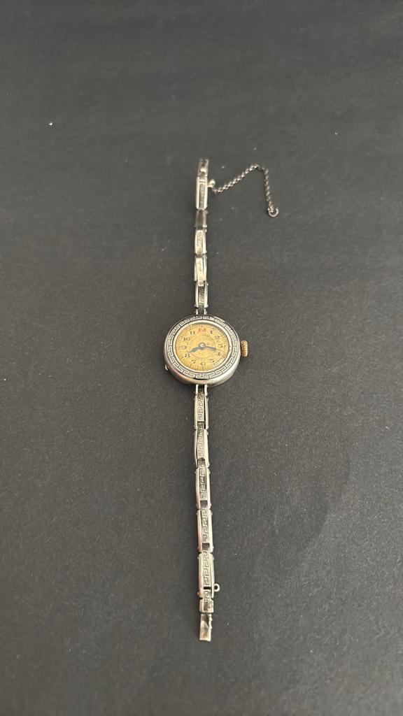 Zakhorloge - horloge - niëllo Zilver Art Deco, Ophalen of Verzenden