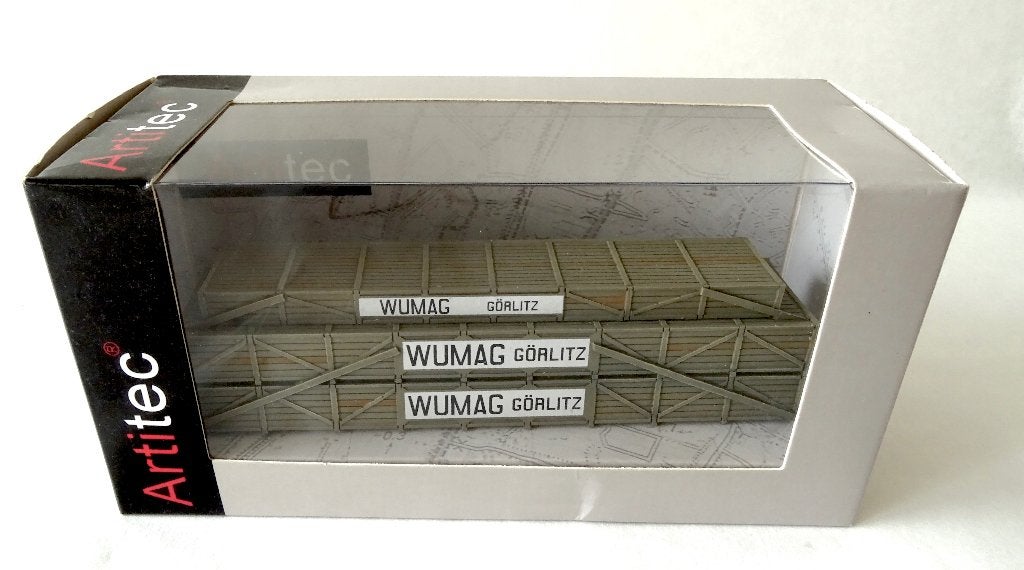 Artitec 487.801.54 Lading Transportkist WUMAG, Overige merken, Gelijkstroom of Wisselstroom, Brug, Tunnel of Gebouw, Nieuw