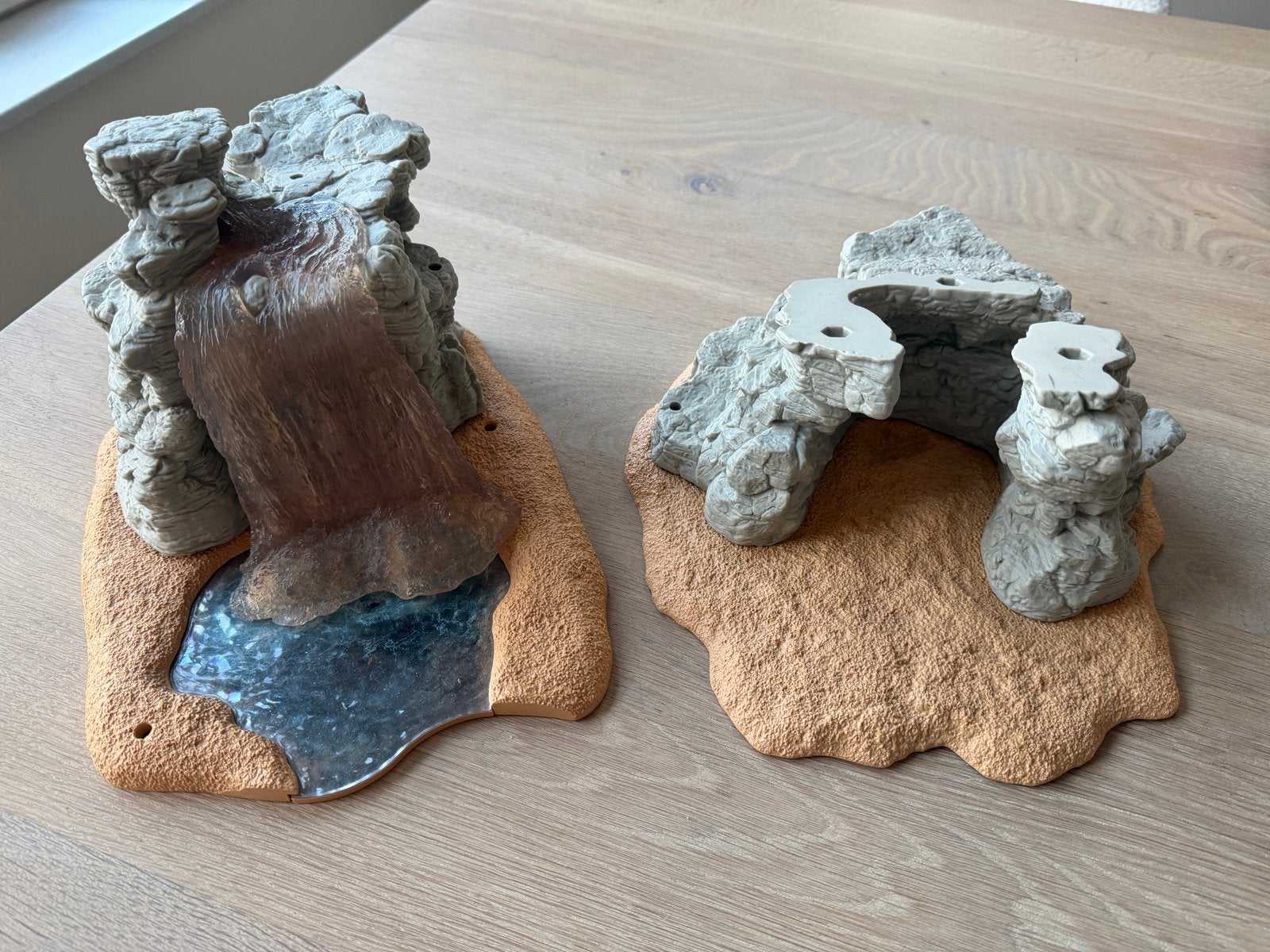Schleich rotsformaties met waterval - speelset accessoires, Ophalen, Gebruikt, Jongen of Meisje