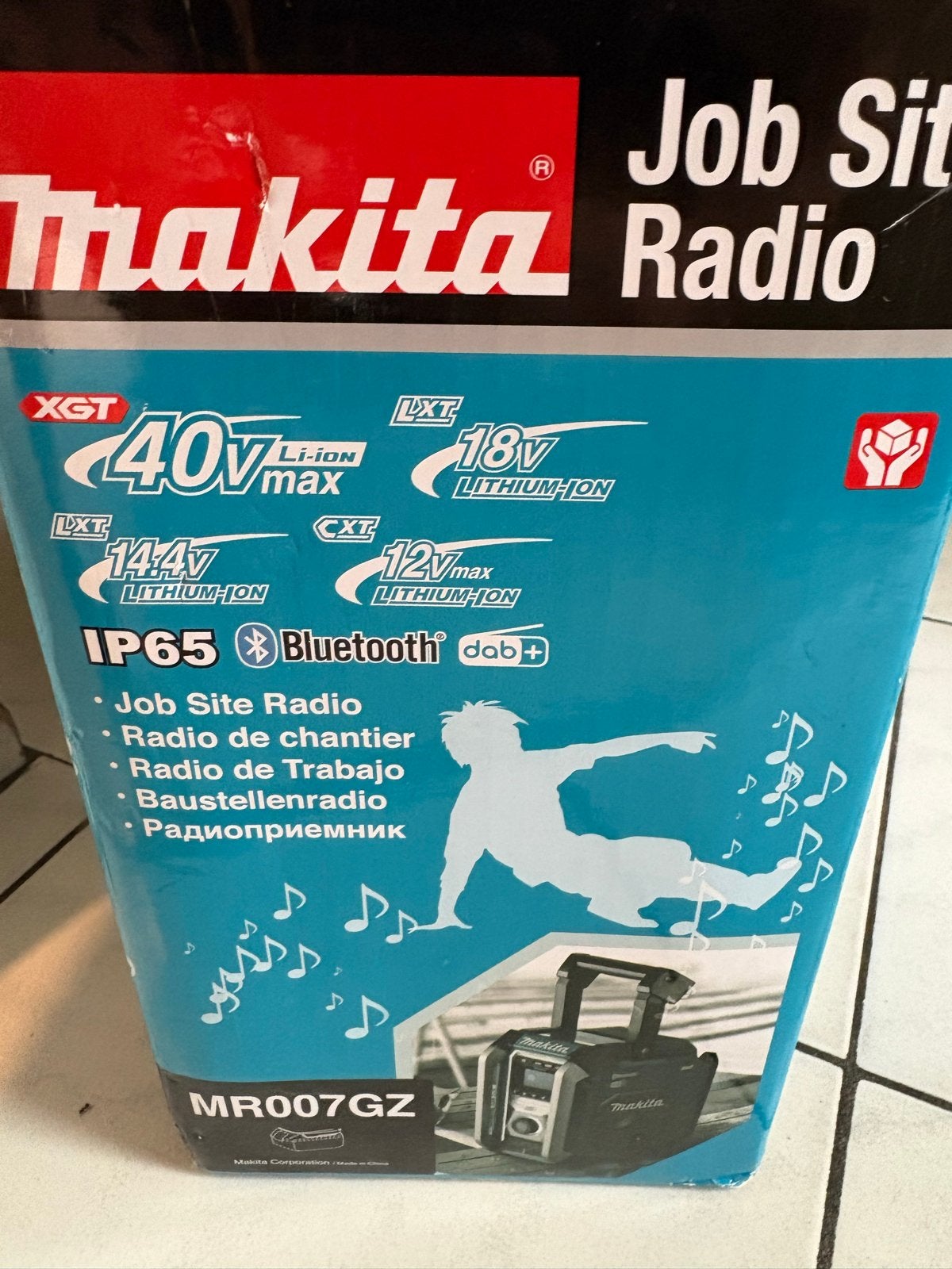 Makita MR007GZ Job Site Radio - Robuuste Bouwradio, Ophalen of Verzenden, Nieuw, Bouwradio