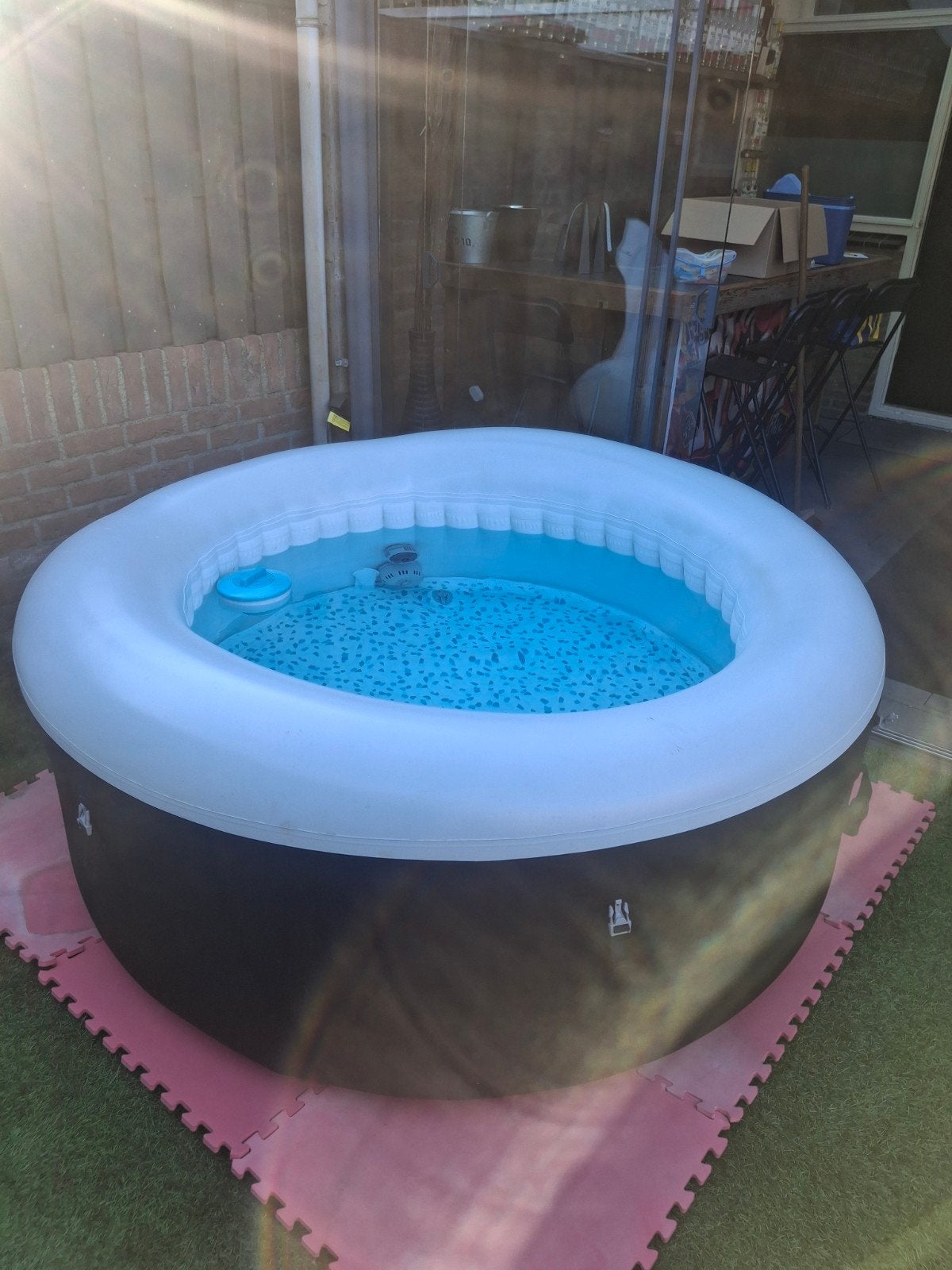 Lay-z-spa Miami Jacuzzi, Ophalen, Zo goed als nieuw, Filter, Opblaasbaar