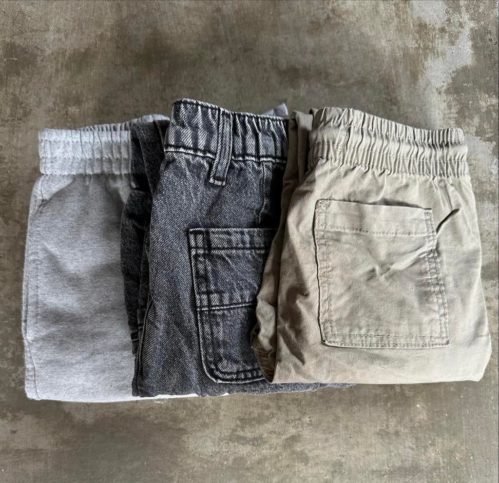 Cargobroeken en trainingsbroek maat 98/104 Primark & Zeeman, Ophalen of Verzenden, Gebruikt, Jongen of Meisje, Broek