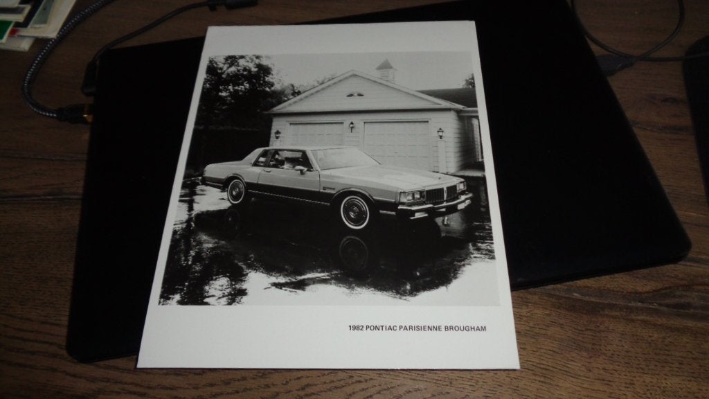 ZELDZAME GROTE USA Persfoto PONTIAC Parisienne BROUGHAM 1982, Verzenden, Nieuw, Overige merken