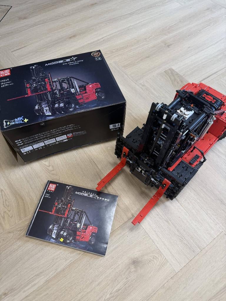 Mouldking 17045 Heftruck Bouwset, Kinderen en Baby's, Verzenden, Zo goed als nieuw, Compleet