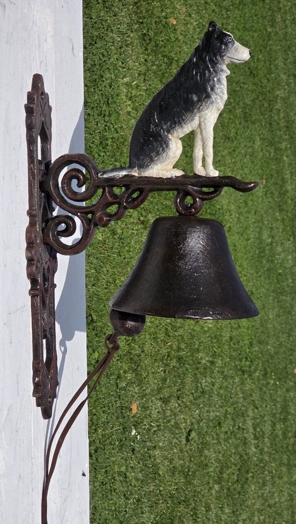HOND / deurbel / gietijzer /, Tuin en Terras, Huis en tuin decoratie Marie, Nieuw, Info@huisentuindecoratiemarie.nl, Peize