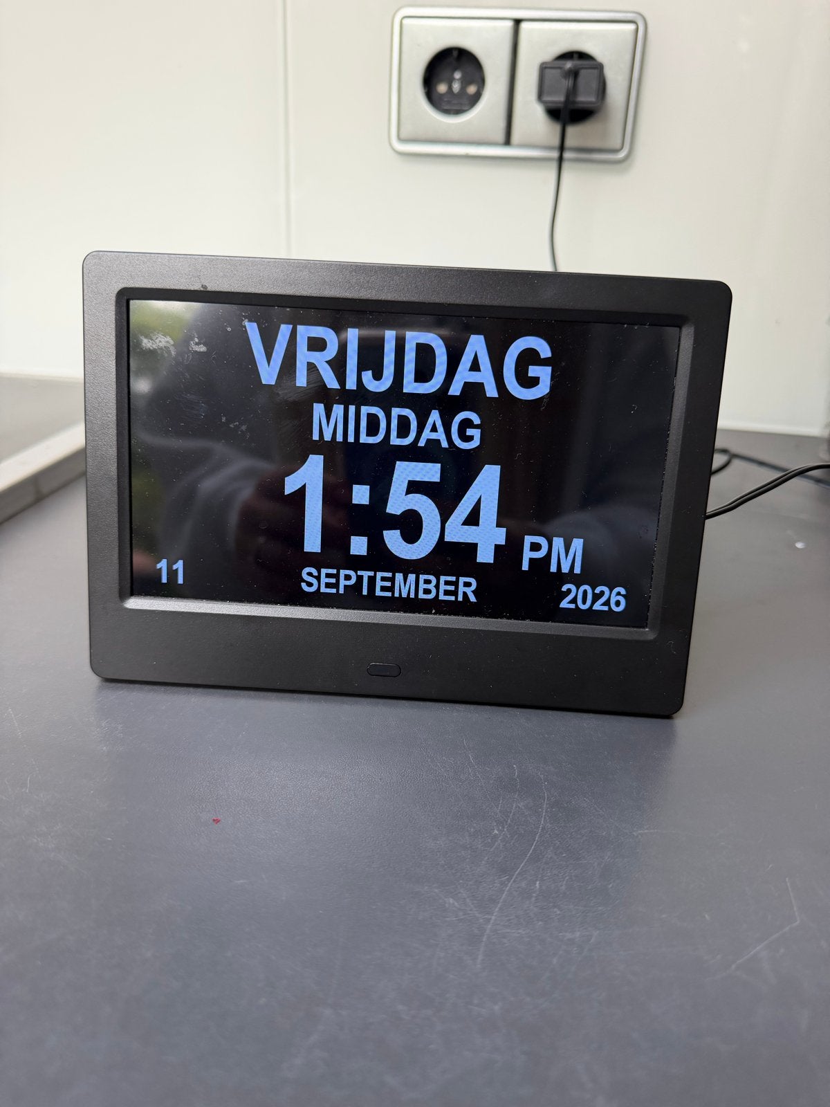 Digitale Kalender Dag Klok - dementieklok, Audio, Tv en Foto, Overige merken, Klokfunctie, Ophalen of Verzenden, Zo goed als nieuw