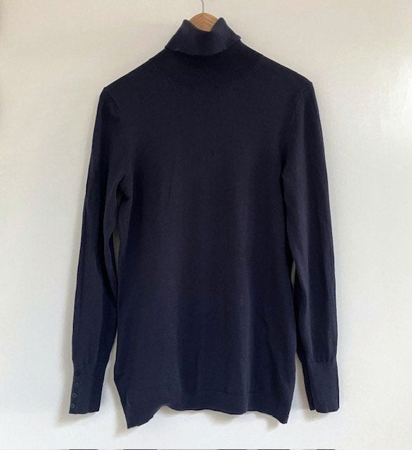 Mooie kol trui Esprit maat M, Maat 38/40 (M), Blauw, Ophalen of Verzenden, Zo goed als nieuw