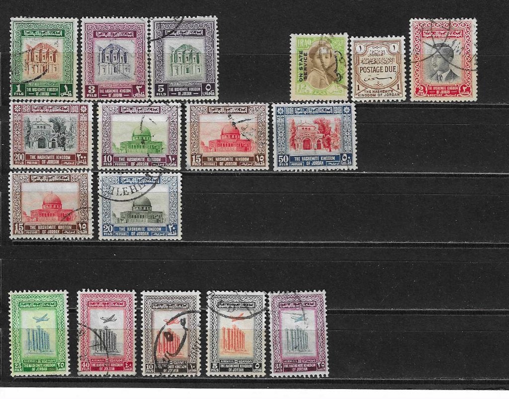 Postzegels Jordanie, Verzenden, Gestempeld, Oost-Azië