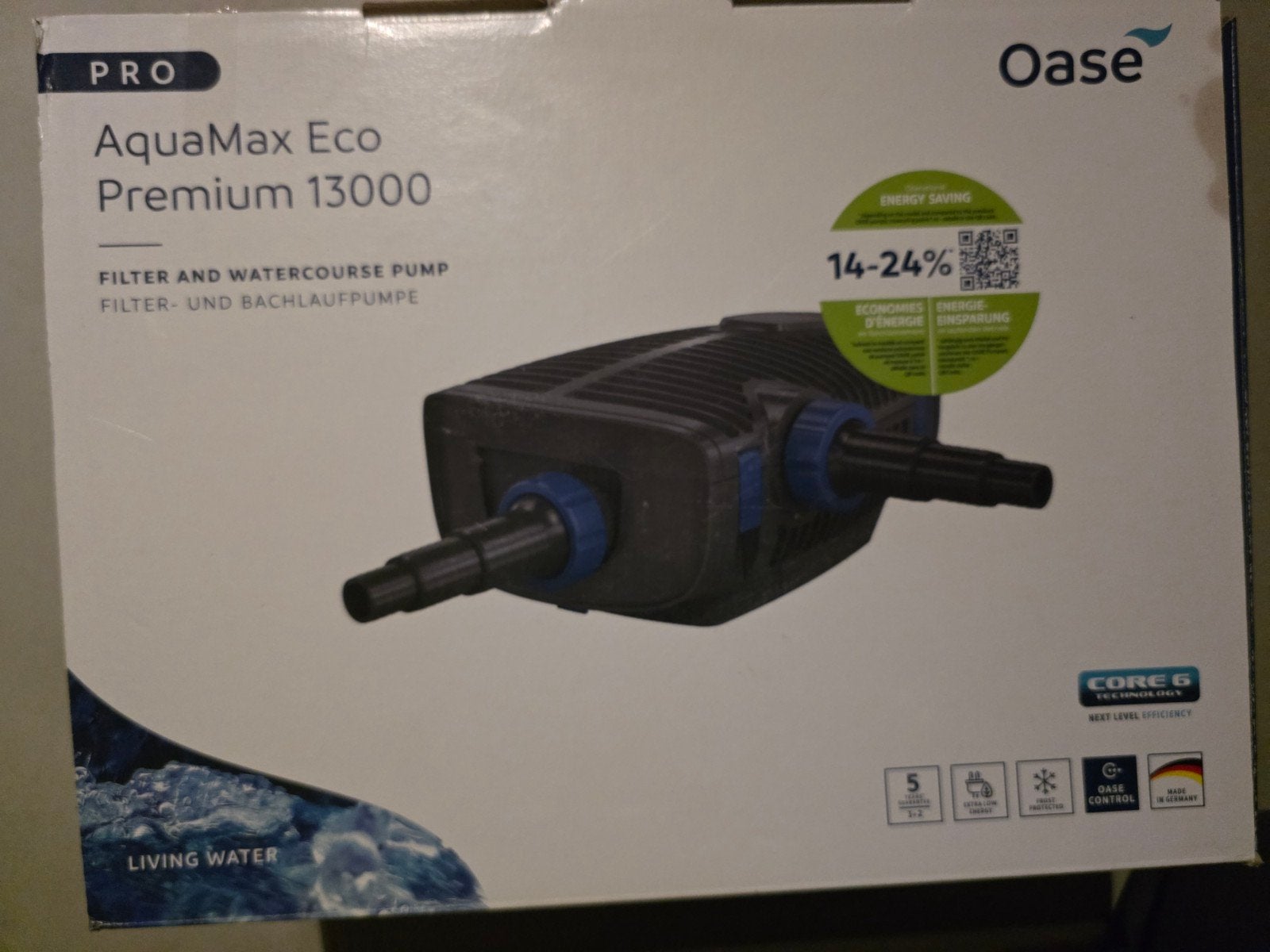 Oase AquaMax Eco Premium 13000 vijverpomp - Nieuw pomp, Ophalen of Verzenden, Nieuw