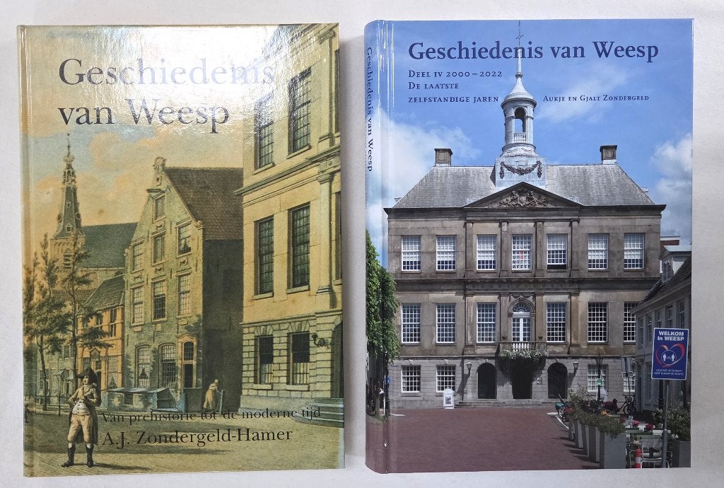 De geschiedenis van de Vechtstad Weesp, deel 1 en 4, Boeken, 15e en 16e eeuw, Aukje & Gjalt Zondergeld, Ophalen of Verzenden, Zo goed als nieuw