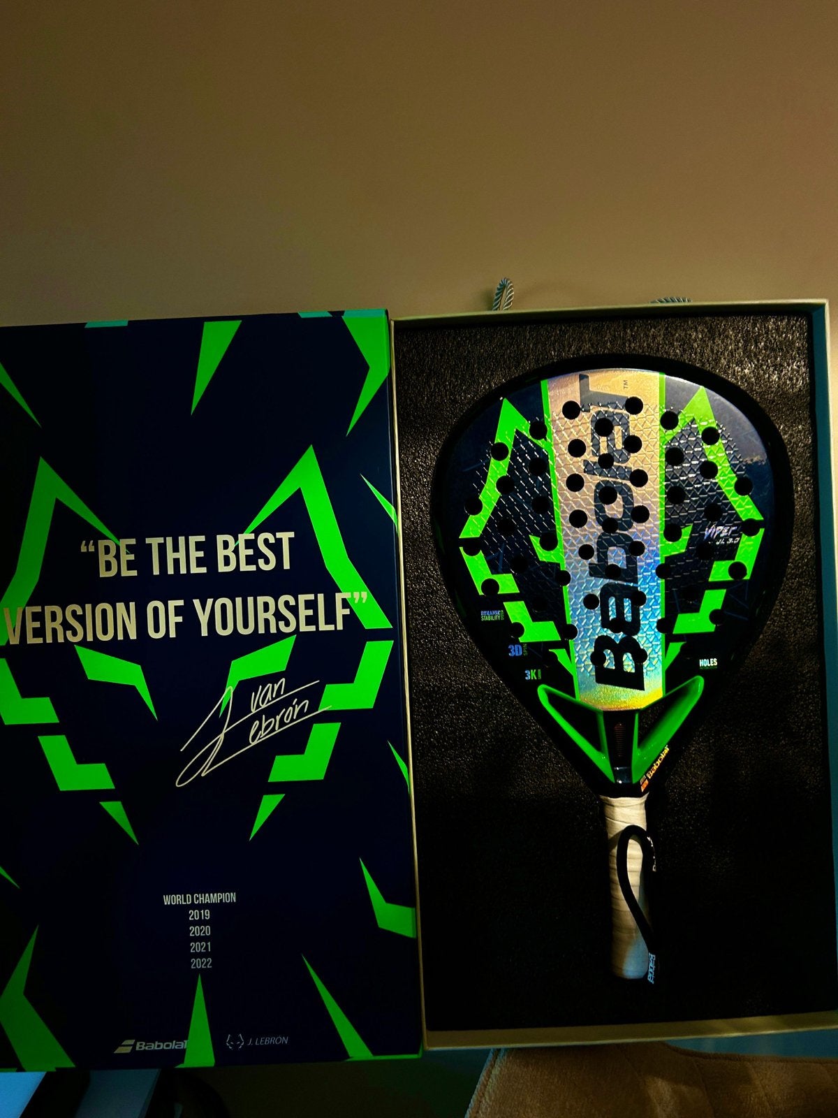 Babolat Viper Juan Lebron Padel Racket, Sport en Fitness, Padel, Ophalen of Verzenden, Zo goed als nieuw