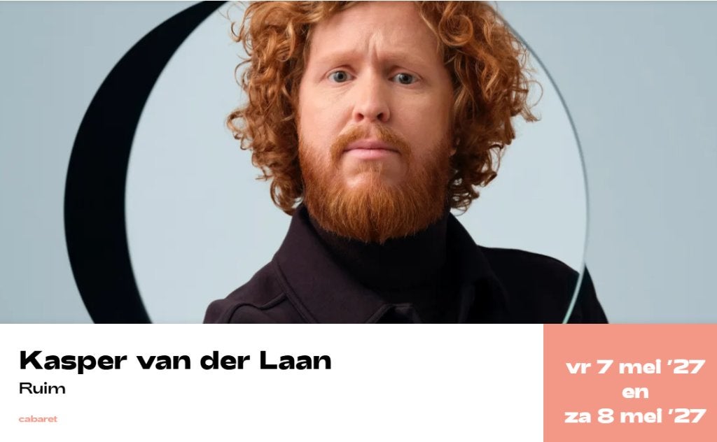 Kasper van der Laan - Ruim op 08/05/2027 in Nijmegen, Eén persoon, Augustus