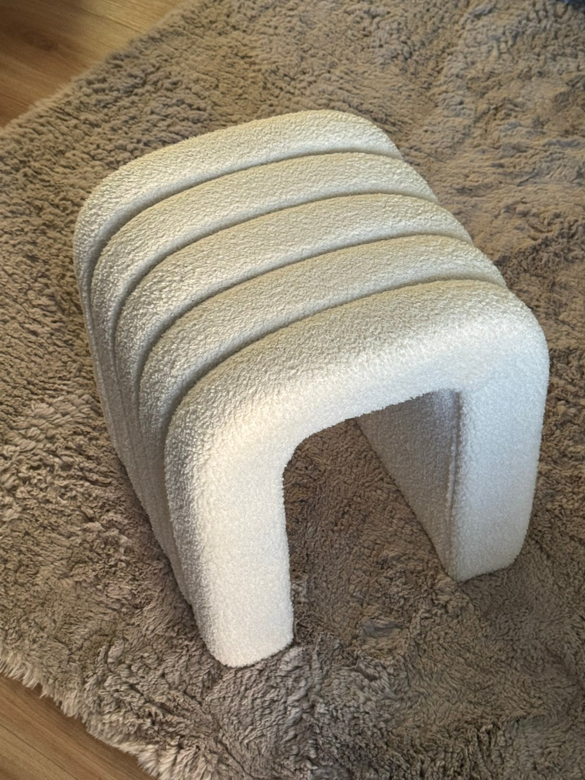 Teddy kruk/pouffe, Ophalen, Zo goed als nieuw, Hout