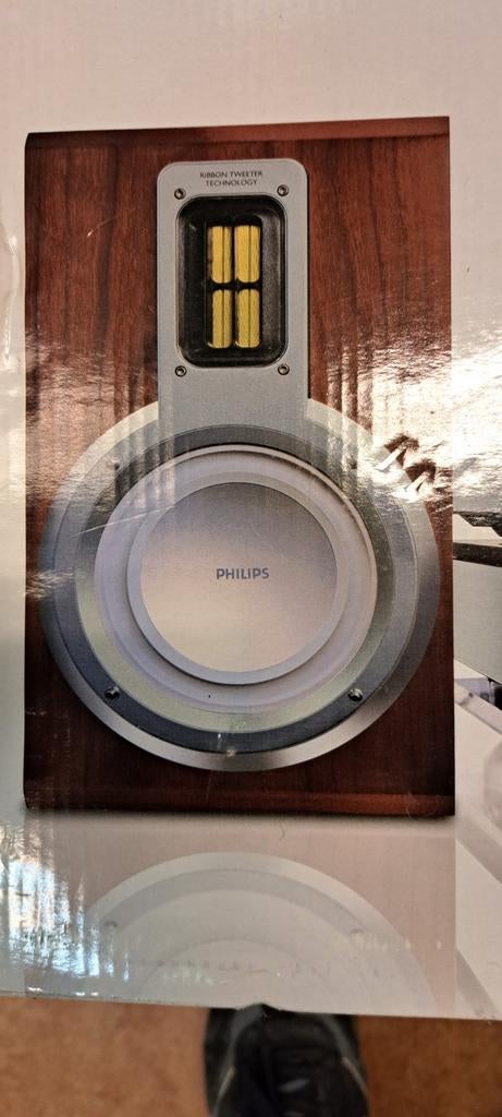 Nieuwe Philips luidsprekers 50 watt 2-weg 4 ohm, Ophalen of Verzenden