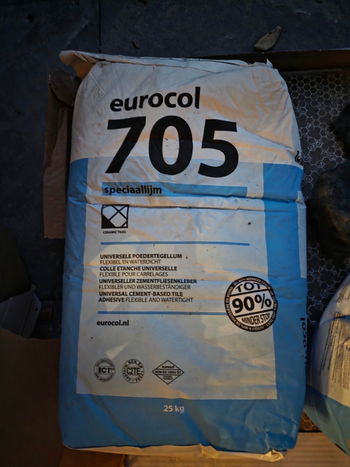 Eurocol 705 Speciaallijm - Flexibele Tegellijm, Ophalen, Nieuw, Overige materialen, Overige typen